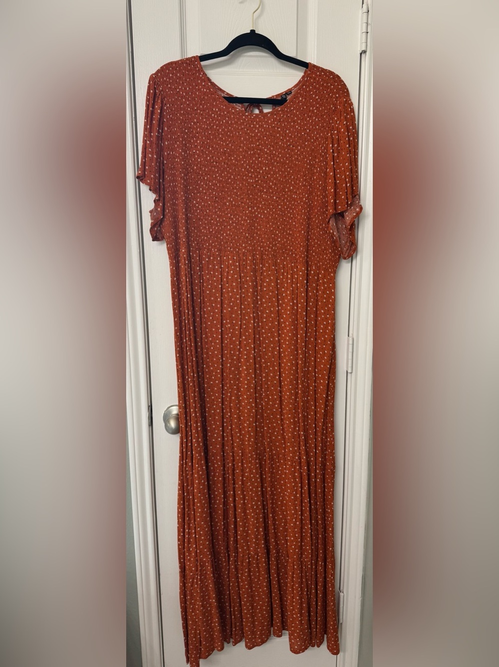 Rust Fall Women's Maxi Dress